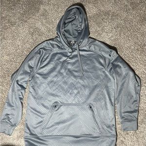 J America men’s gray hoodie XL